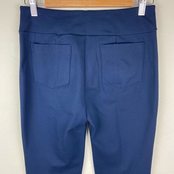 J. McLaughlin Carmel Straight Leg Stretch Pant - Winter Navy - Picture 7 of 8